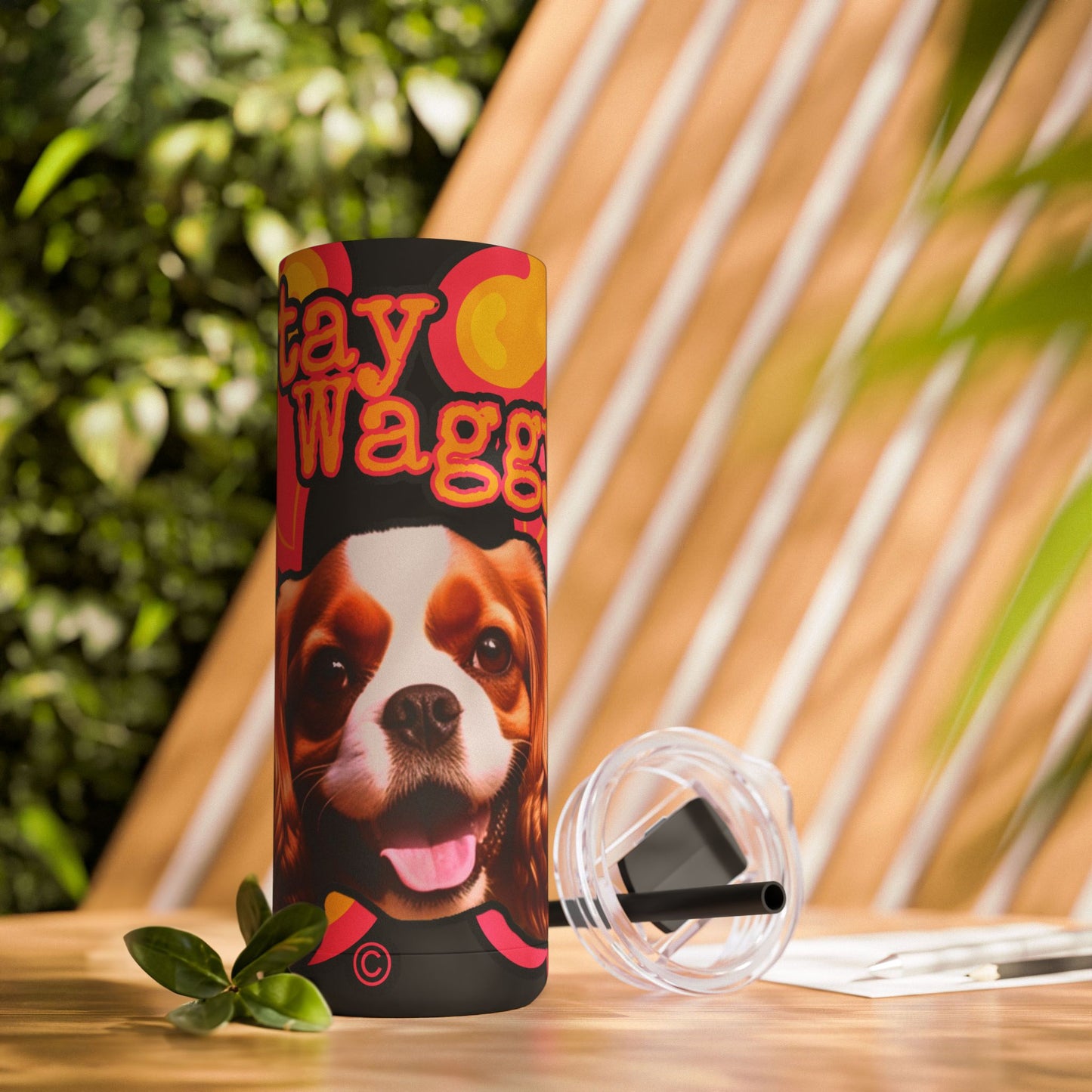 King Charles Spaniel Tumbler/Mug- Stay Waggy!