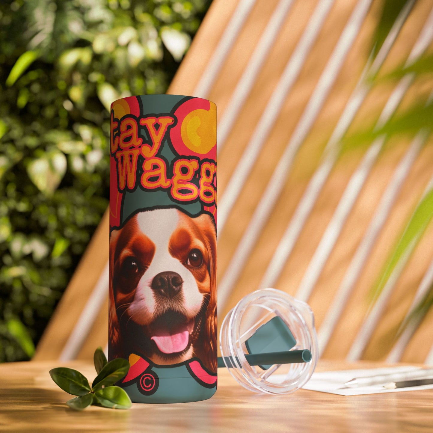 King Charles Spaniel Tumbler/Mug- Stay Waggy!